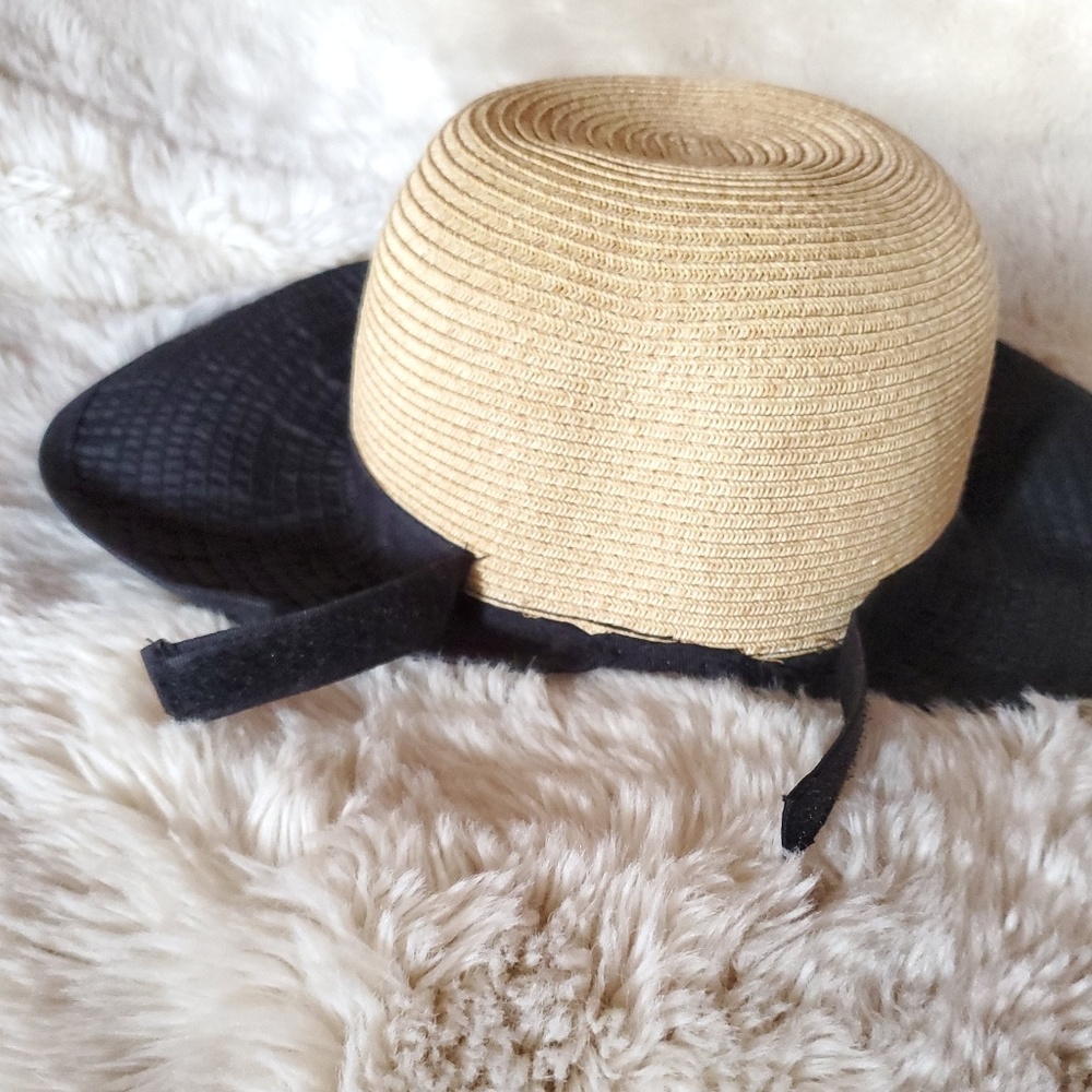 Straw beach hat - Picture 4 of 5